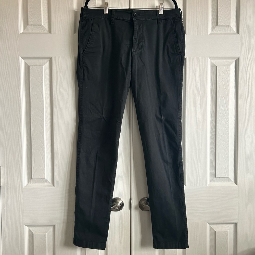 Slim Chino Black Pants